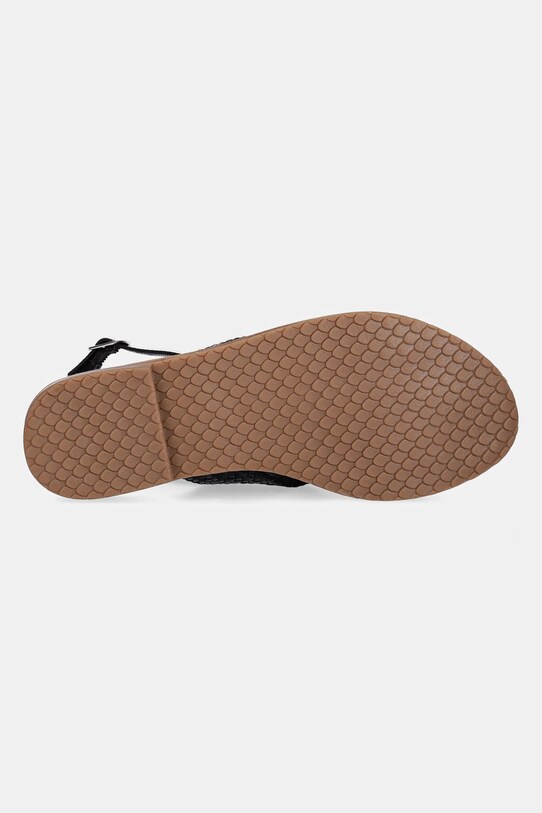 Answear Lab sandale de piele DE6243 negru