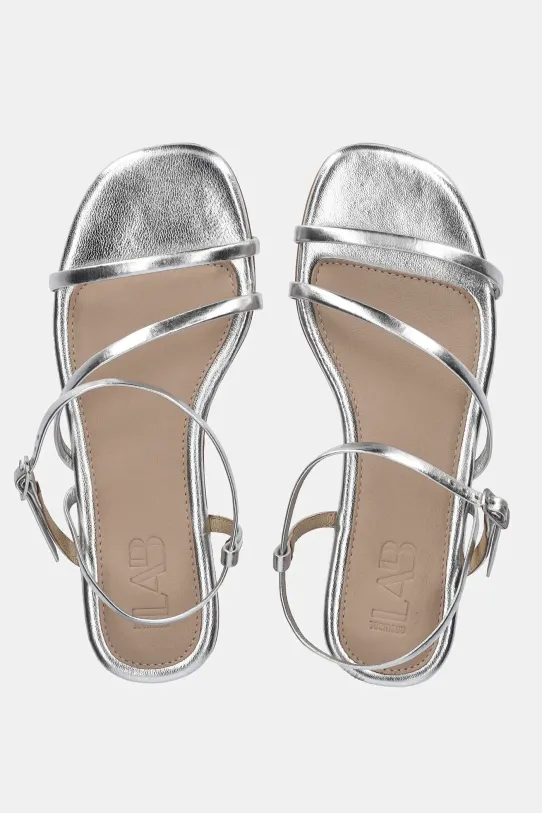 Кожаные сандалии Answear.LAB серебрянный DE6263