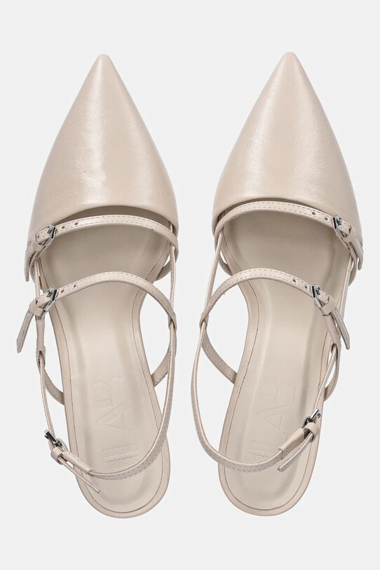 Answear Lab stilettos de piele 439033CAB01 bej