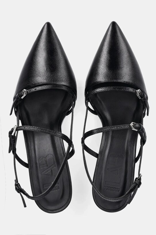 Answear Lab stilettos de piele negru 439033CAB01