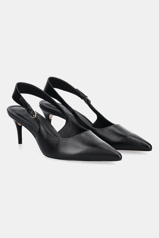 Answear Lab stilettos de piele calcai expus negru 439034CAB01