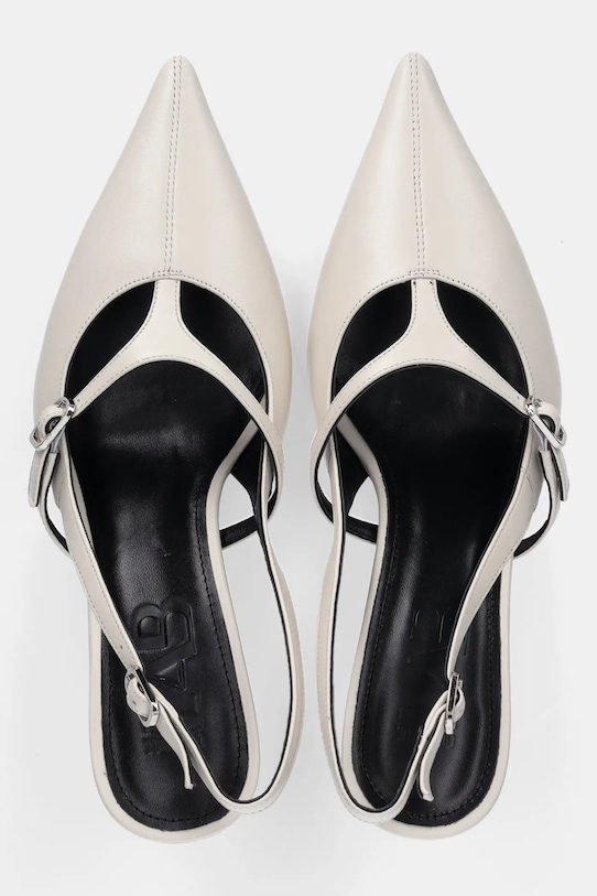 Δερμάτινες γόβες Answear.LAB λευκό LT793.93.2