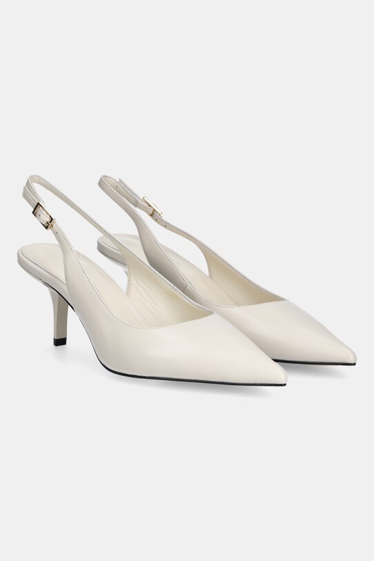 Answear.LAB szpilki skórzane 5-8 cm biały LT793.99.1