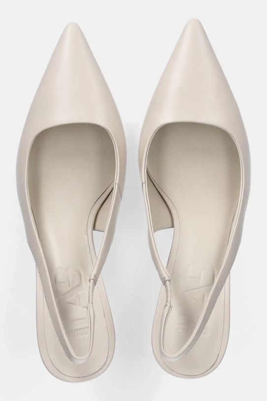 Δερμάτινες γόβες Answear.LAB λευκό LT2024.66