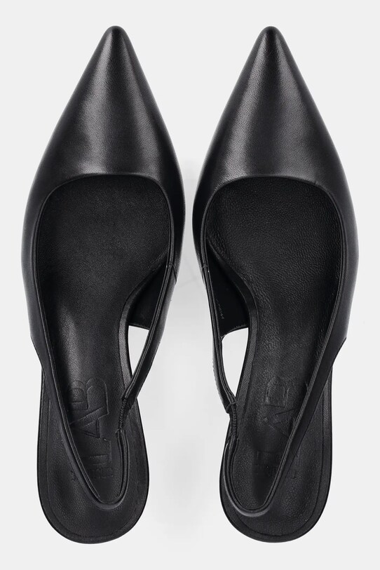 Answear Lab stilettos de piele negru LT2024.66