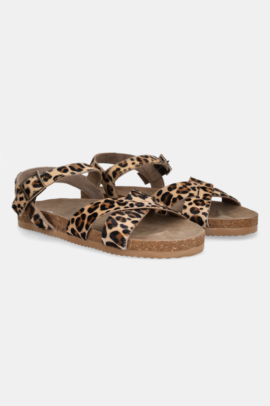 Answear Lab sandale de piele piele bej A0186