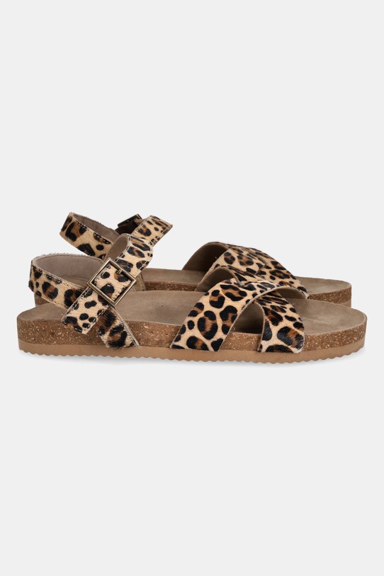 Answear Lab sandale de piele A0186 bej WS25