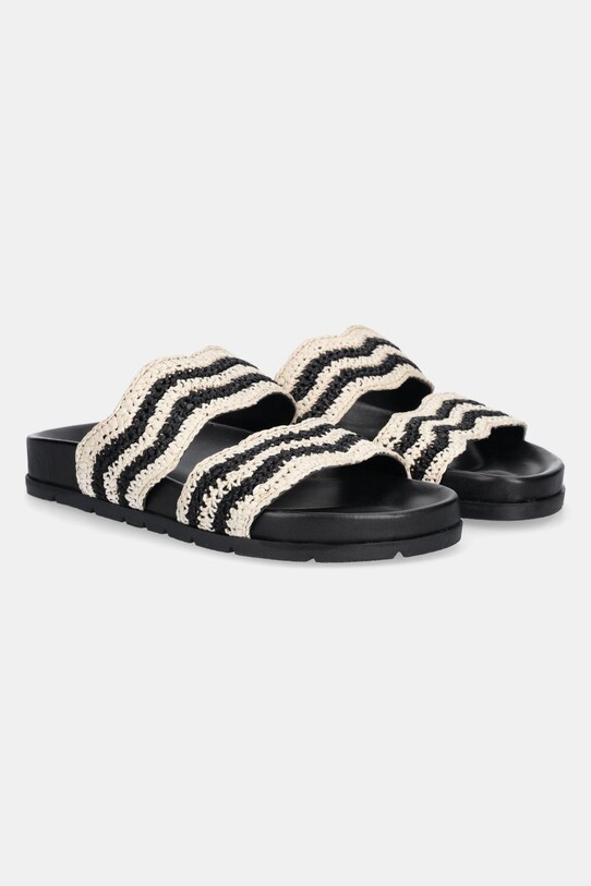Answear Lab papuci sintetic negru A0164