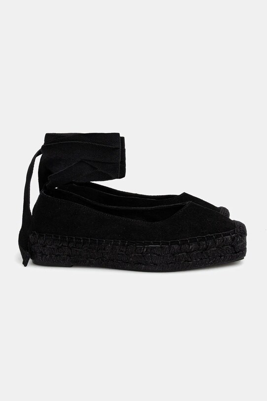 Answear Lab espadryle zamszowe 792 czarny WS25