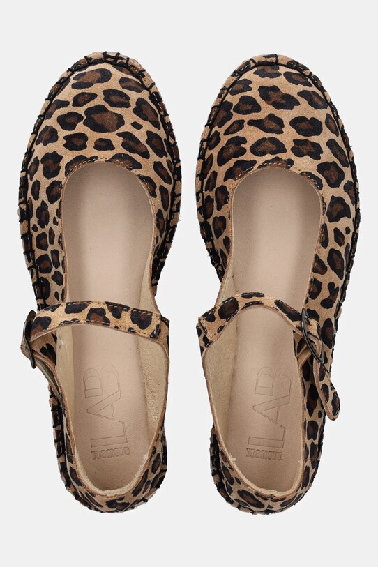 Answear Lab espadrile din piele intoarsa maro 907