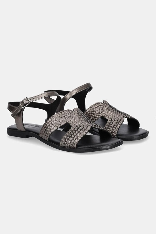 Answear Lab sandale de piele RSP10956 argintiu WS25