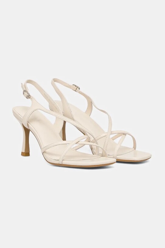 Answear Lab sandale de piele subțire bej LT177.1