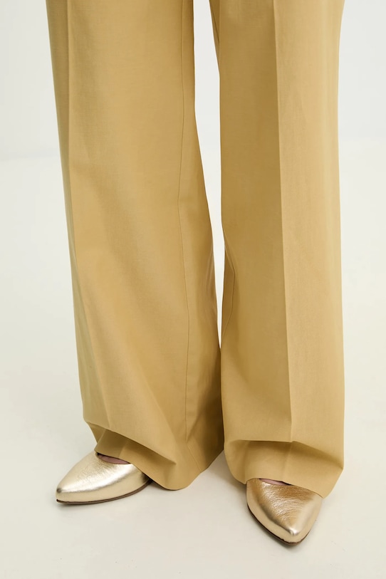 Answear.LAB bőr balerina cipő 3354.2 arany WS25