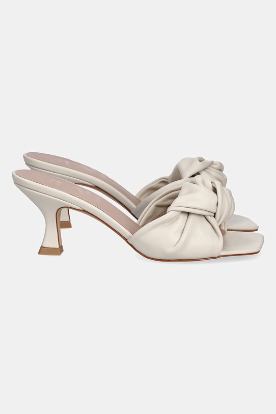 Kožené pantofle Answear.LAB 20061. bílá WS25