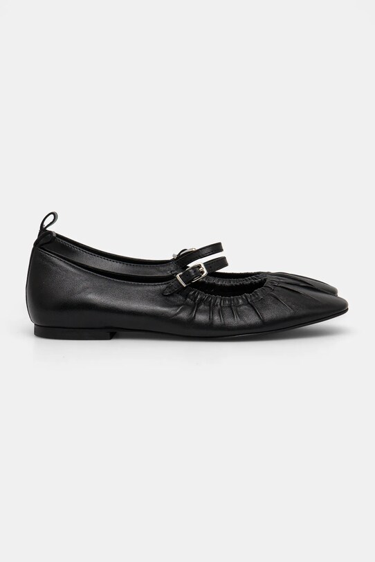 Answear Lab balerini de piele 19179 negru WS25