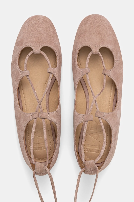 Answear.LAB ballerine in pelle scamosciata rosa 18951