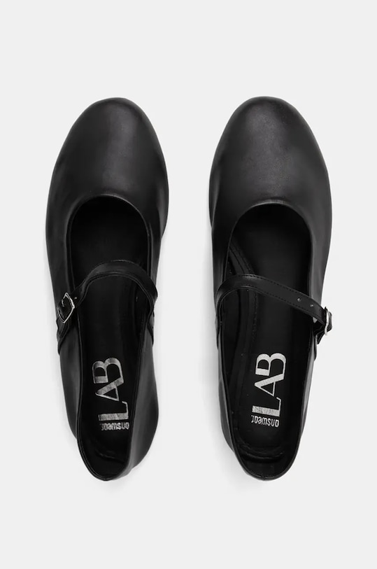 Answear Lab balerini de piele 3503.01 negru
