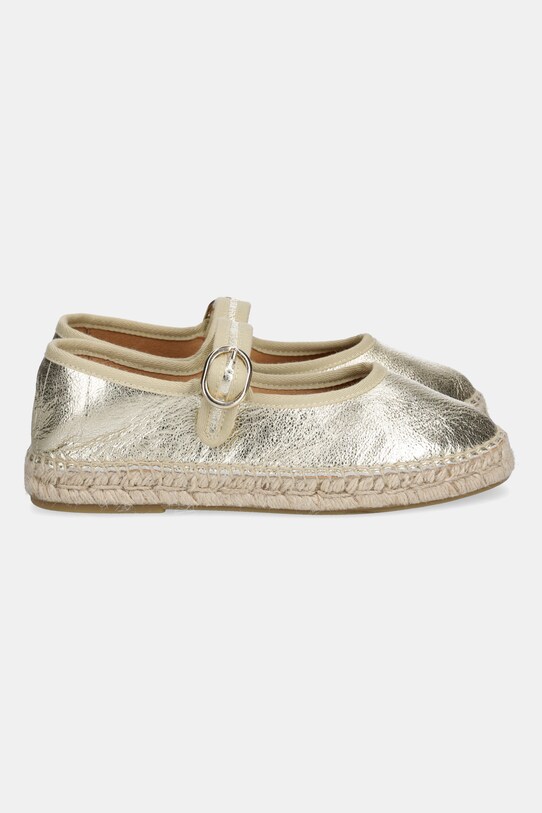 Kožené espadrilky Answear Lab 25YU2563.1 zlatá WS25