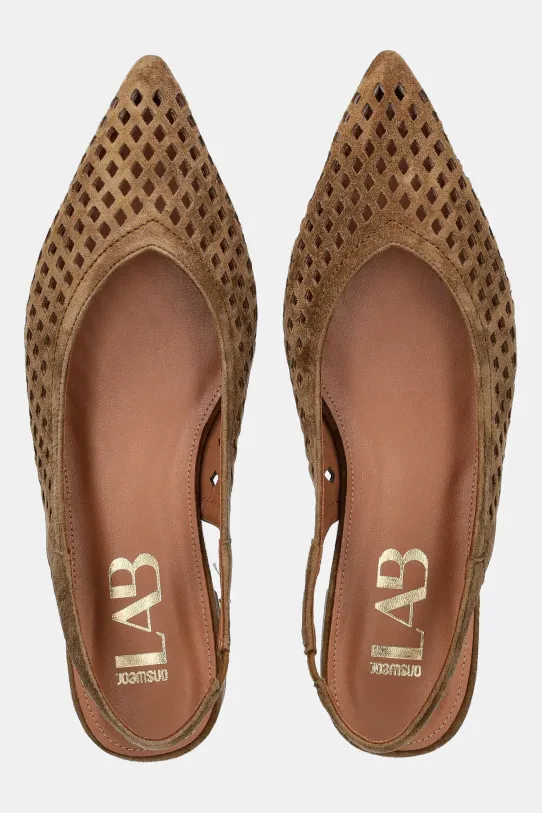 Kožne balerinke Answear.LAB smeđa SH586132026A.HWK