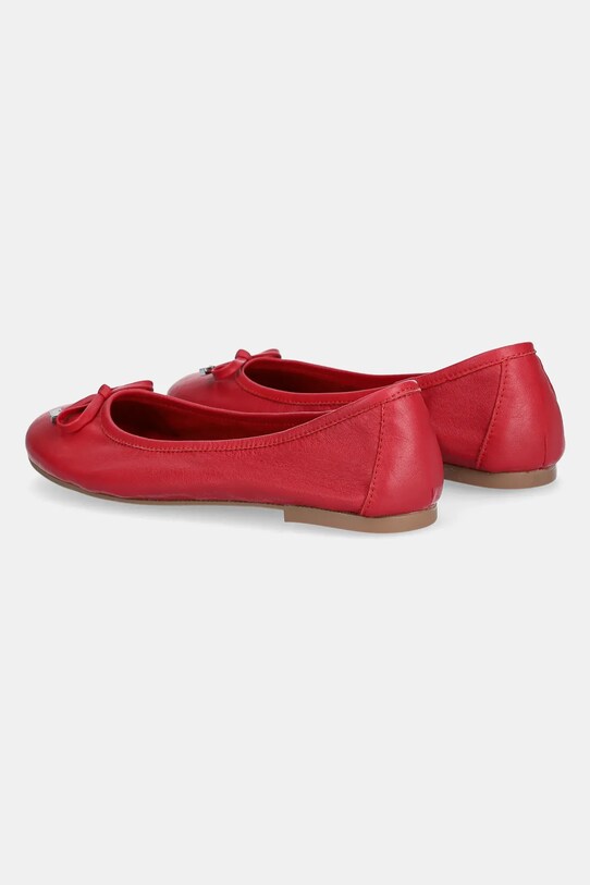 Cipők Answear Lab bőr balerina cipő 21655.OS piros
