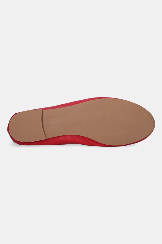Answear Lab bőr balerina cipő 21655.OS piros