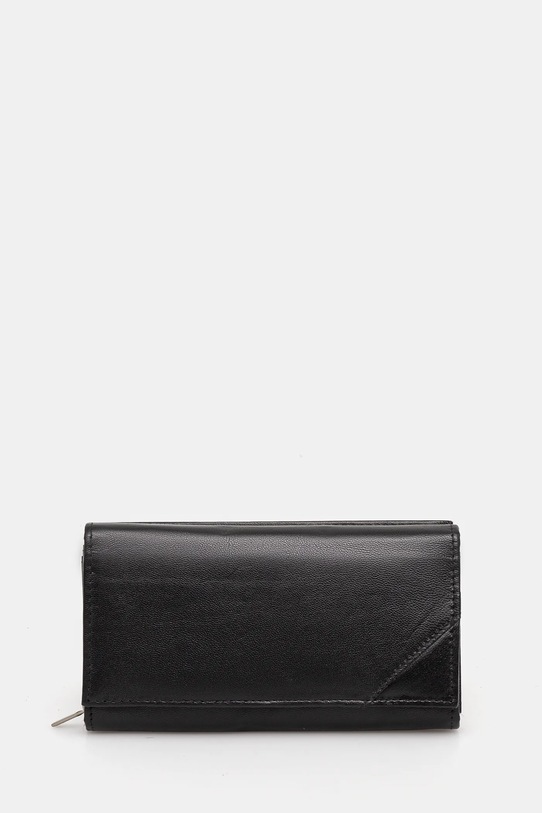 Answear portofel de piele piele negru RD.24.GCL.NL.8460BL