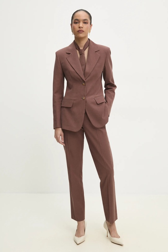 Answear.LAB krawat WS25.SAD002 brązowy WS25