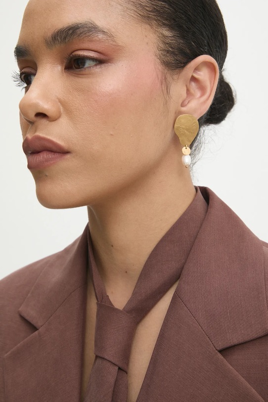 Akcesoria Answear.LAB krawat WS25.SAD002 brązowy