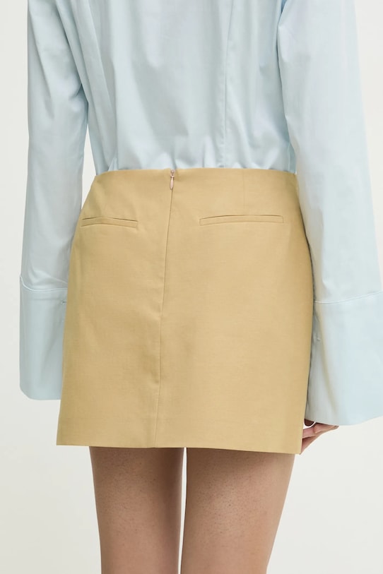 Abbigliamento Answear Lab mini-gonna WS25.SDD004 giallo