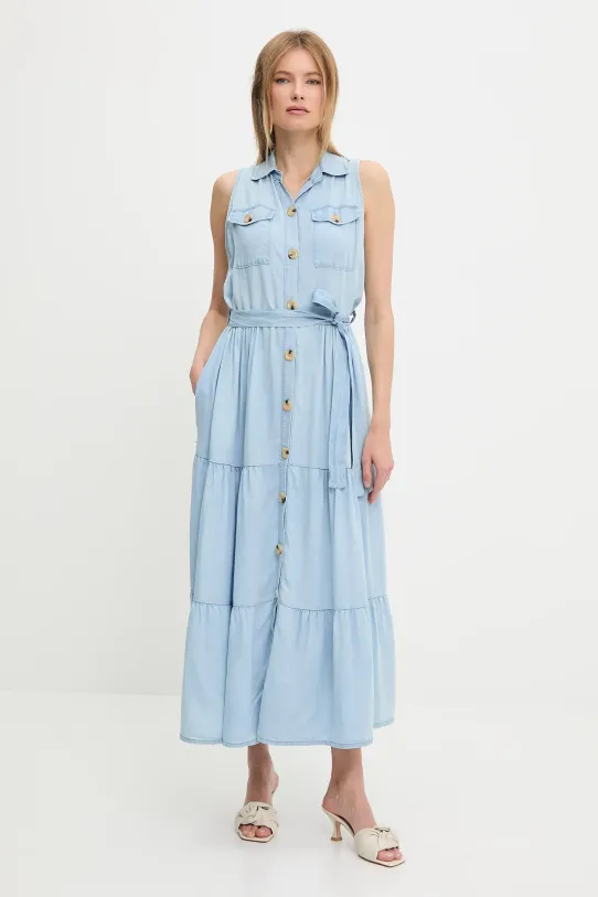 Answear Lab sukienka casual niebieski CA2811.P.HWK