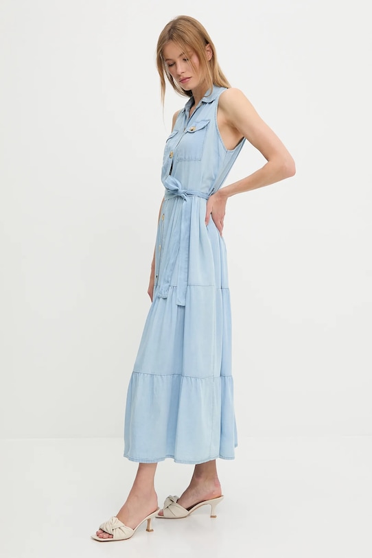 Answear.LAB sukienka CA2811.P.HWK niebieski WS25