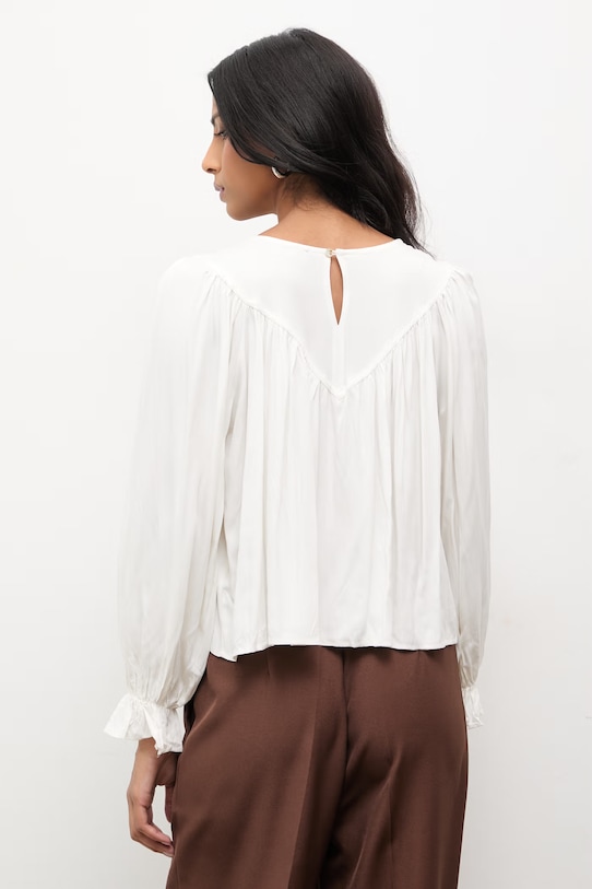 Îmbrăcăminte Answear.LAB bluza FT933.hak alb