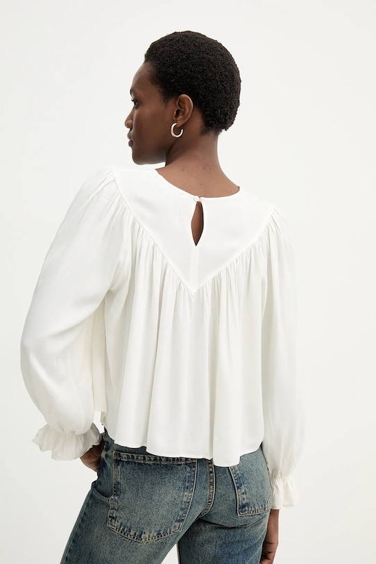 Odzież Answear.LAB bluzka FT933.hak biały