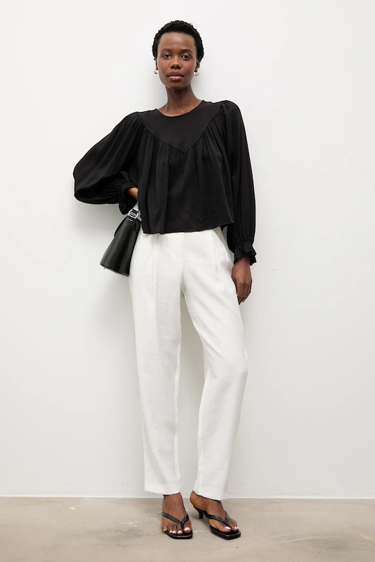 Answear.LAB bluzka FT933.hak czarny WS26