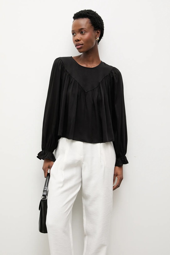 Odzież Answear.LAB bluzka FT933.hak czarny