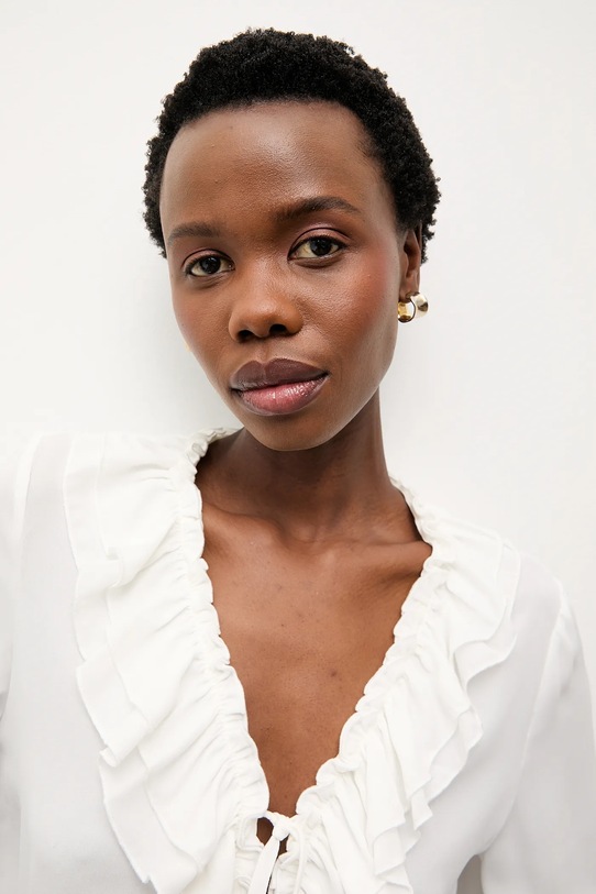 Answear.LAB bluzka FT1205.hak biały