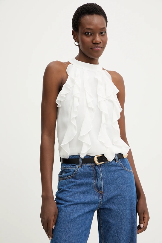 Answear.LAB bluza alb YS345.hak