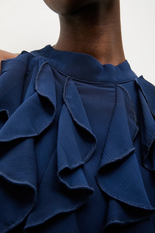 Answear.LAB bluzka YS345.hak granatowy