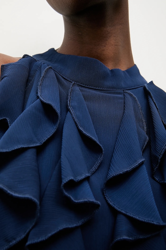 Answear.LAB bluzka YS345.hak granatowy