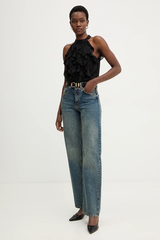 Answear.LAB bluzka YS345.hak czarny WS26