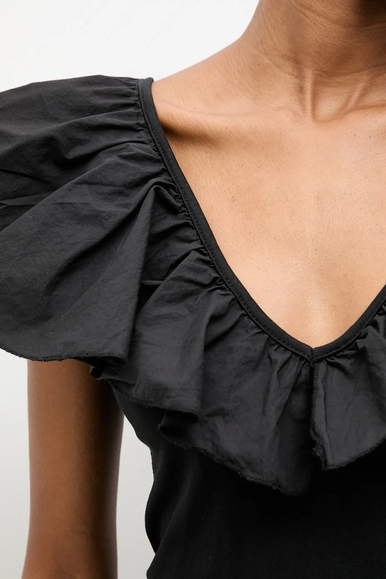 Памучна блуза Answear.LAB 55420.iak черен