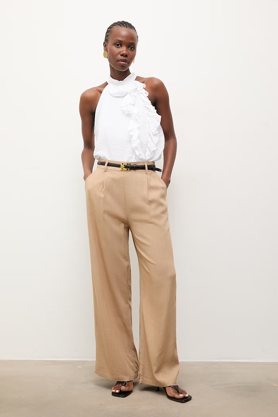 Answear.LAB bluzka damska z wiskozy WS26-BDD013 biały WS26