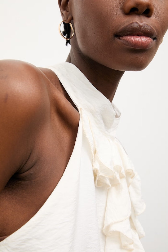 Answear.LAB bluzka damska z wiskozą WS26-BDD013 beżowy