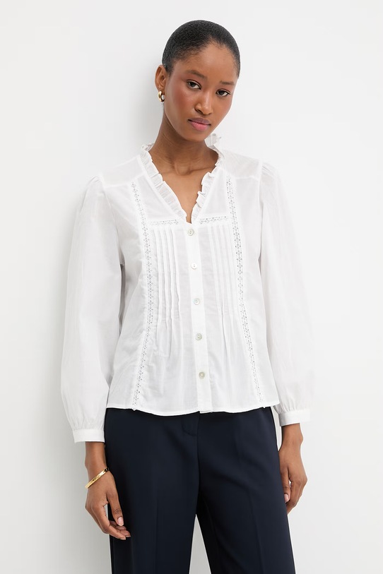 Answear.LAB bluza bawełniana bawełna biały FT1212.hak