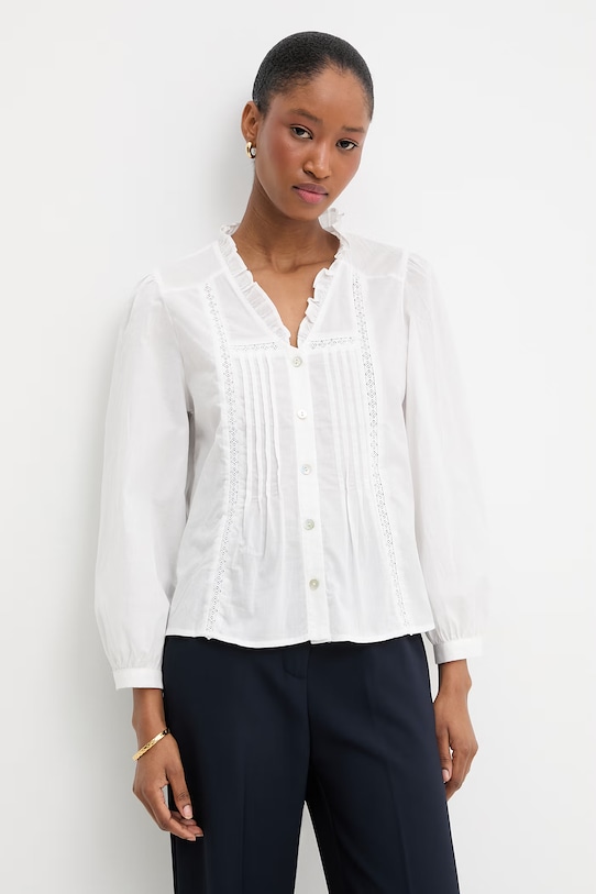 Answear.LAB bluza bawełniana bawełna biały FT1212.hak