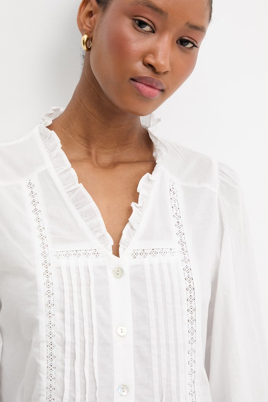 Answear.LAB bluza bawełniana biały FT1212.hak