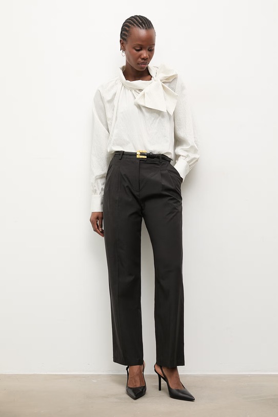 Answear.LAB bluzka damska z wiskozy WS26-BDD016 biały WS26