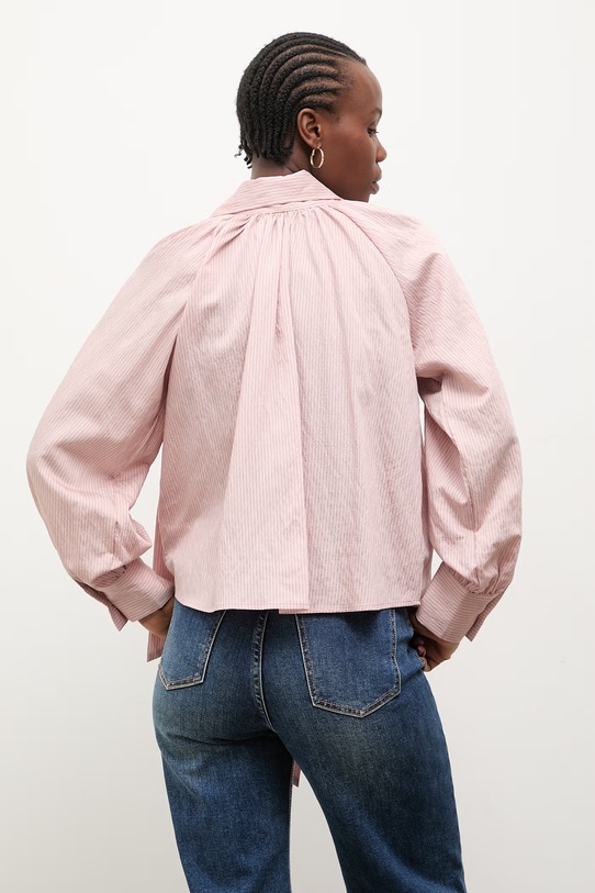 Odzież Answear.LAB bluzka damska z wiskozy WS26-BDD016 różowy