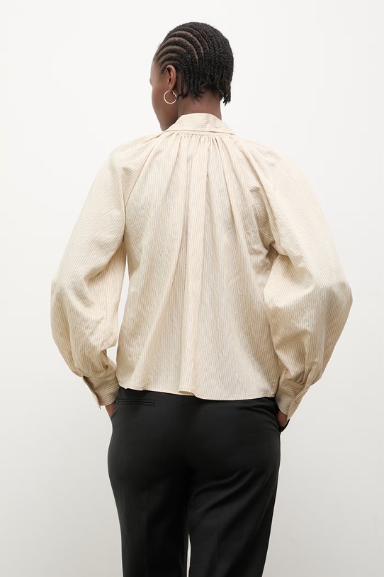 Odzież Answear.LAB bluzka damska z wiskozą WS26-BDD016 beżowy