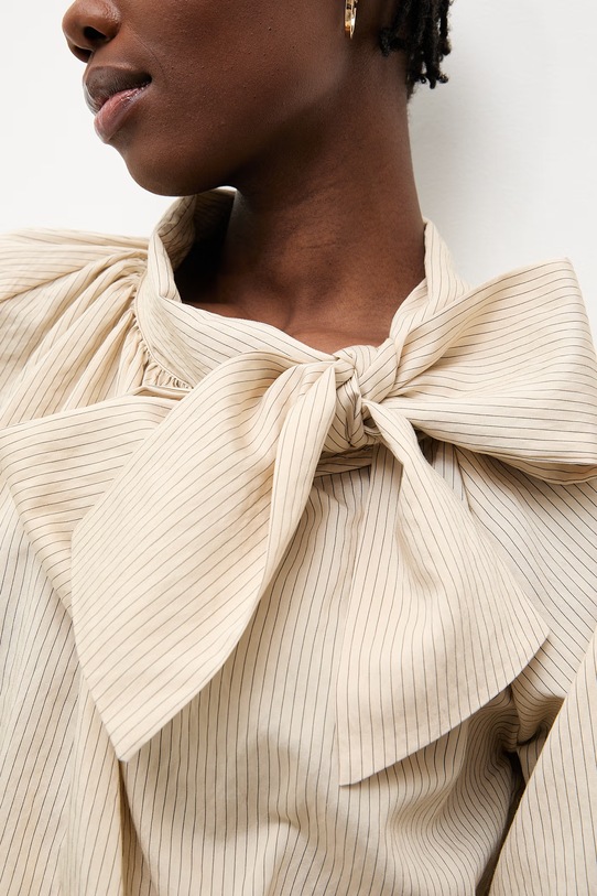 Answear.LAB bluzka damska z wiskozą WS26-BDD016 beżowy